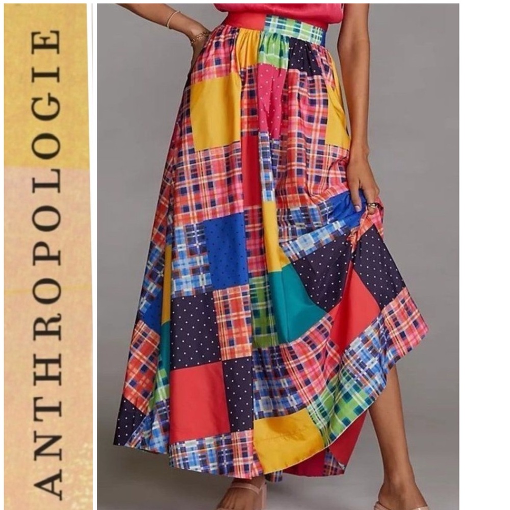 NWT Maeve by Anthropologie maxi skirt, size Small Petite